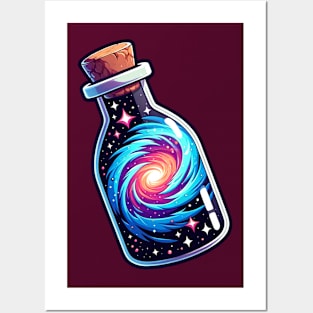 Galaxy in a Bottle Posters and Art